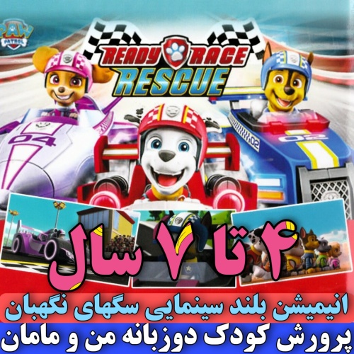 دی وی دی سه عنوان سینمایی پاوپاترول Paw Patrol Movies