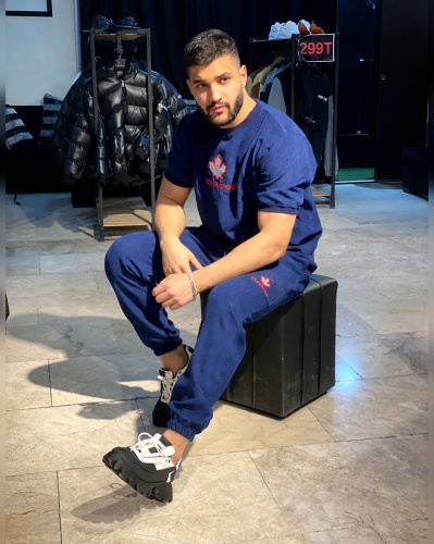 ست کبریتی برند DSQUARED رنگ سرمه ای