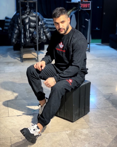 ست کبریتی برند DSQUARED رنگ مشکی