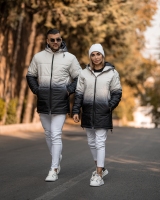 کاپشن دورنگ جذاب