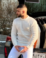 بافت زاپ دار سفید