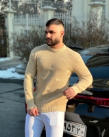 بافت زاپ دار رنگ نسکافه ای