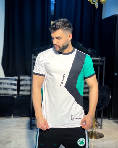 تیشرت برند KANIKARL رنگ سفید