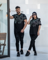 تی شرت نگینی LV