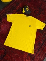 تیشرت آستین کوتاه سایز بزرگ NIKE لیمویی