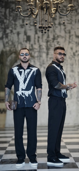 پیراهن LV مشکی