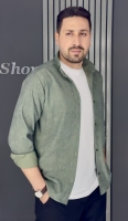پیراهن مردانه مخمل کبریتی صدری
