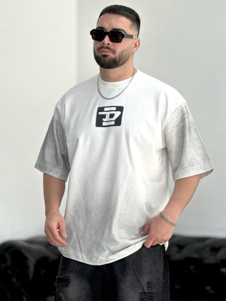 تیشرت 2نخ Diesel سفید B