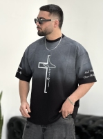 تیشرت 2نخ Cross مشکی