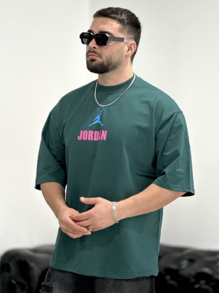 تیشرت 2نخ Jordan سبز P