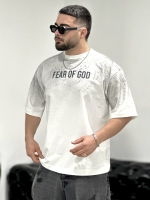 تیشرت 2نخ FEAR سفید