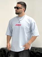 تیشرت 2نخ Jordan آبی P