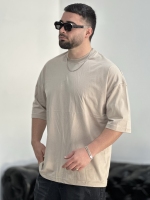 تیشرت لش Basic کرم