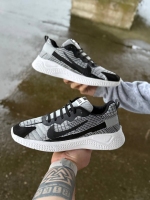 کتونی حراجی NIKE بافتی طوسی مشکی
