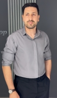 پیراهن دوشین طوسی