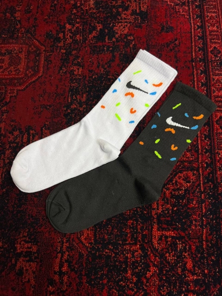 جوراب ساق بلند رنگ پاشیده NIKE